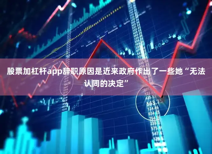 股票加杠杆app辞职原因是近来政府作出了一些她“无法认同的决定”